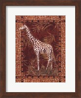 Framed Lone Giraffe