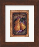 Framed Pear Halves