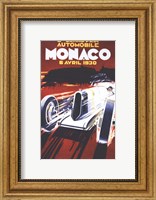 Framed Grand Prix De Monaco 1930