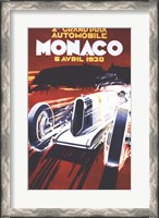 Framed Grand Prix De Monaco 1930