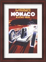 Framed Grand Prix De Monaco 1930