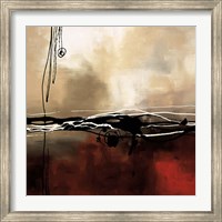 Framed Symphony in Red and Khaki I