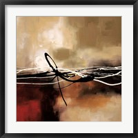 Symphony in Red and Khaki II Framed Print