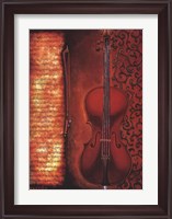 Framed Red Cello