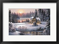 Framed Winter Sunset