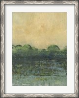 Framed Viridian Marsh I