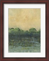Framed Viridian Marsh I