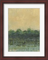 Framed Viridian Marsh II
