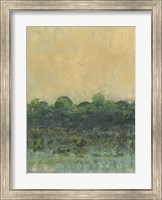 Framed Viridian Marsh II