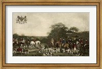 Framed Sir Richard Sutton and The Quorn Hounds