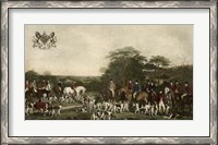 Framed Sir Richard Sutton and The Quorn Hounds