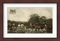Framed Sir Richard Sutton and The Quorn Hounds
