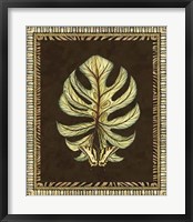 Framed Safari Leaves II