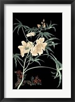 Framed Midnight Floral II