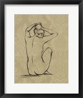 Sophisticated Nude I Framed Print