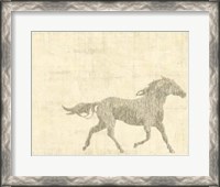 Framed Vintage Horse I
