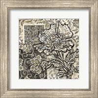 Framed Printed Graphic Chintz III