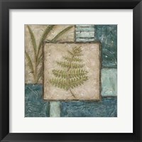 Framed Large Fern Montage I