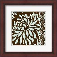 Framed Medium Striking Chrysanthemums I