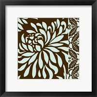 Framed Medium Striking Chrysanthemums I