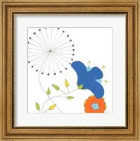 Framed Playful Blooms I