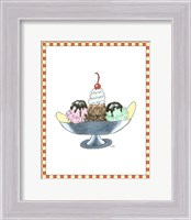 Framed 'Ice Cream Parlor IV' border=