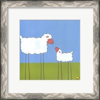 Framed Stick-Leg Sheep I