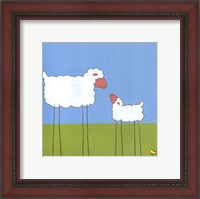 Framed Stick-Leg Sheep I