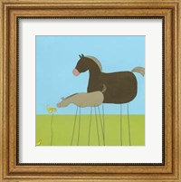 Framed Stick-Leg Horse II