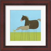 Framed Stick-Leg Horse II