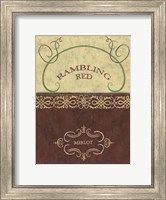 Framed Rambling Red (Pp)