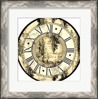 Framed Small Aged Elegance Clock