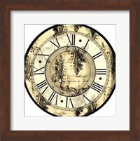 Framed Small Aged Elegance Clock