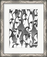 Framed Penguin Family I