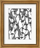 Framed Penguin Family II