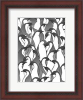 Framed Penguin Family II
