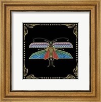 Framed Cloisonne Dragonfly