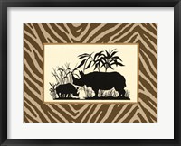 Framed Serengeti Silhouette II