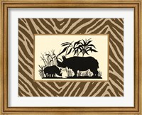 Framed Serengeti Silhouette II