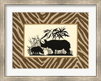 Framed Serengeti Silhouette II