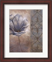 Framed Fleur Bleue II