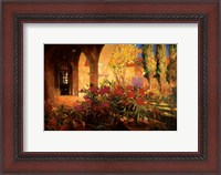 Framed Twilight Courtyard