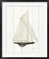 Sailboat I Framed Print