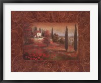Fields Of Tuscany I Framed Print