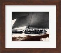 Framed Mariner's Museum - Rainbow's Run 1934 Vintage Maritime