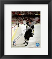 Framed Sidney Crosby 1st Star of the Game, Game 3 of the 2008 NHL Stanley Cup Finals; #9