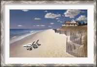 Framed Beach House View