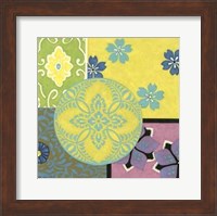 Framed Small Blooming Medallion II