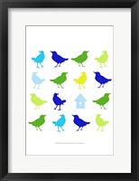 Framed Animal Sudoku in Blue I