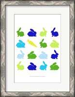 Framed Animal Sudoku in Blue II